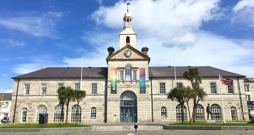 Ards Arts Centre and Conway Square, Newtownards